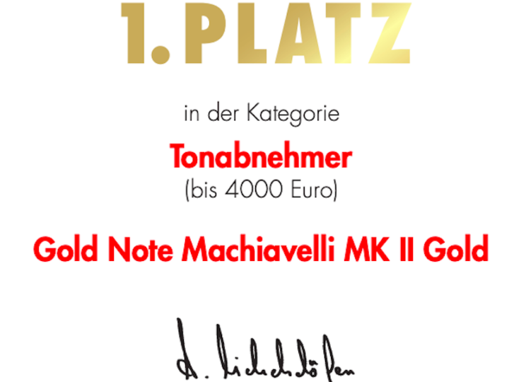 Gold Note Machiavelli, de-cantilever-in-de-hooiberg is gevonden